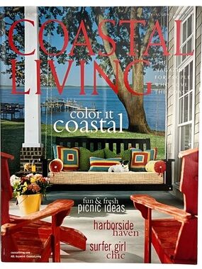 Vintage Coastal Living magazine from July-August 2005